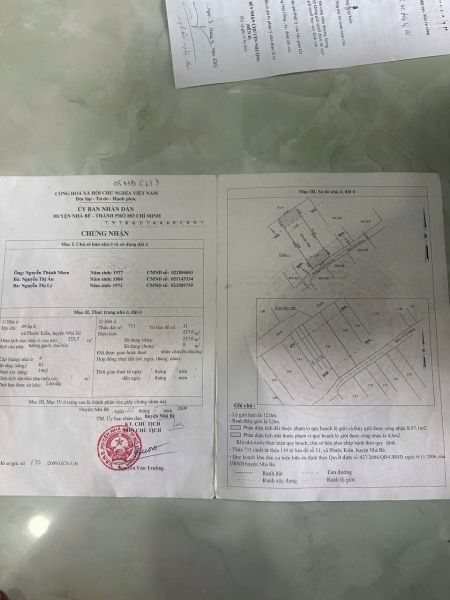 BÁN NHÀ HẺM Ô TÔ – 336/ PHẠM HỮU LẦU, PHƯỚC KIỂN, NHÀ BÈ.