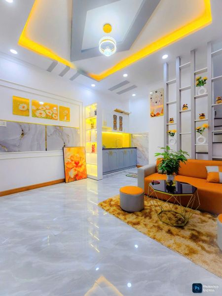 Bán nhà 1 trệt 2 lầu Hẻm xe hơi_2266/huỳnh tấn phát Nhà bè.